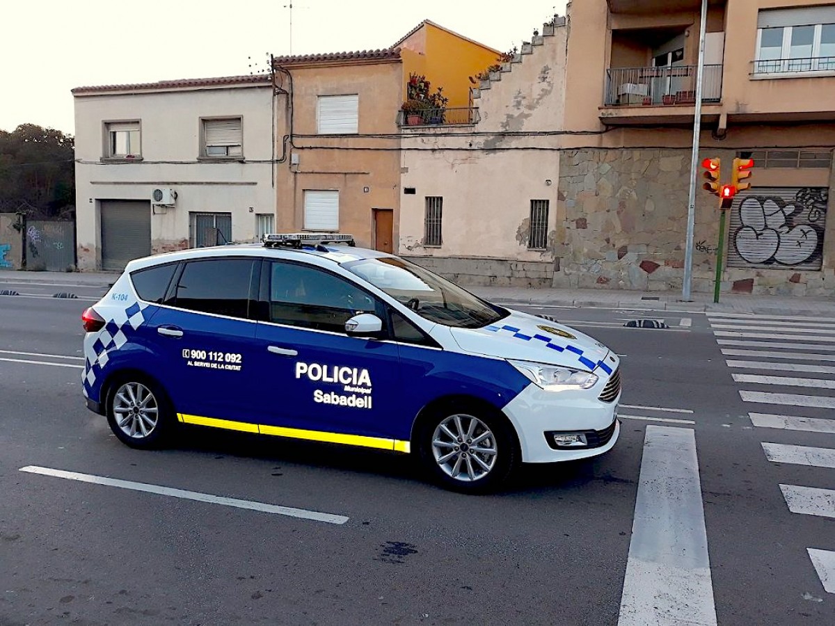 Un vehicle de la Policia Municipal de Sabadell