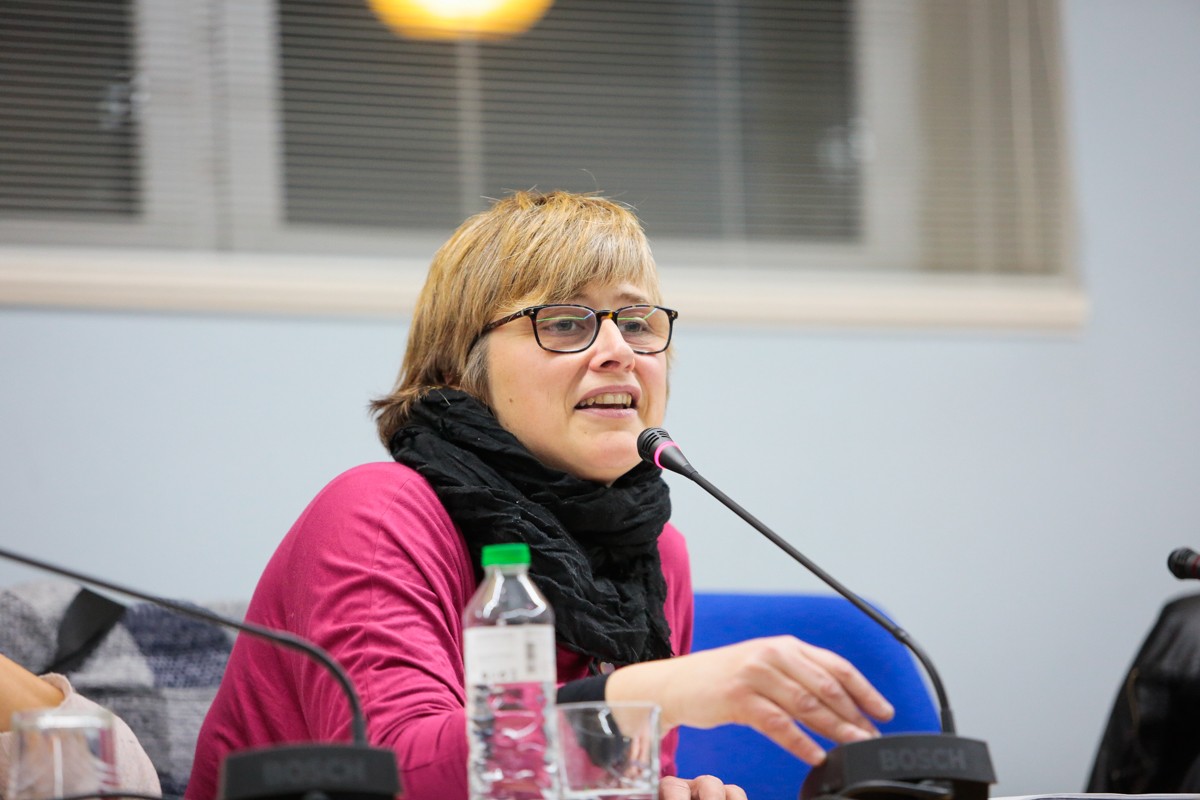 La regidora de la CUP, Mireia Tresserras, va presentar la moció, que va ser aprovada per unanimitat.