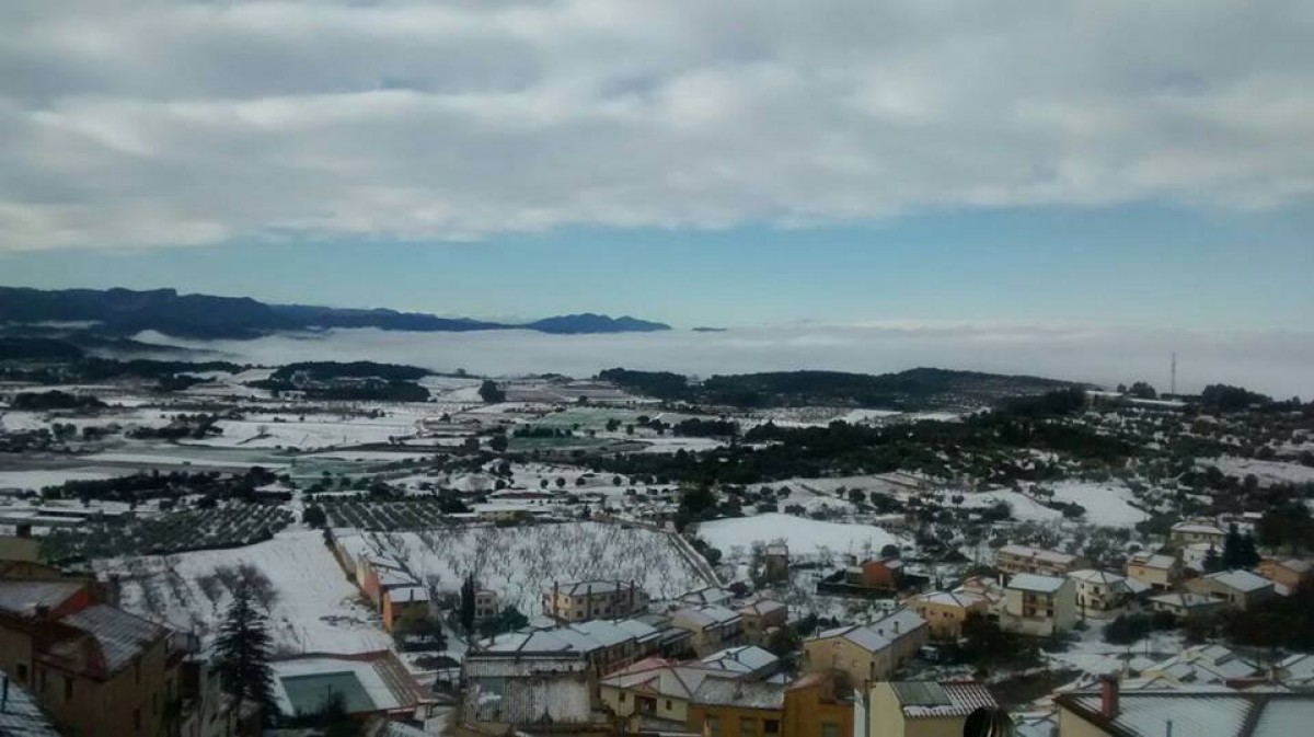 La comarca de la Terra Alta ha registrat temperatures inferiors als 0 graus estos darrers dies.