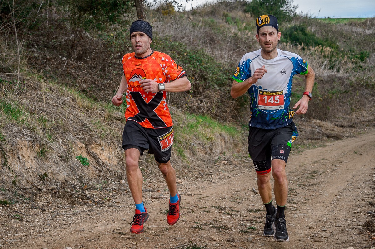 Pakito Pérez i Pau Zamora van entrar frec a frec en la marató de la LLanera Trail