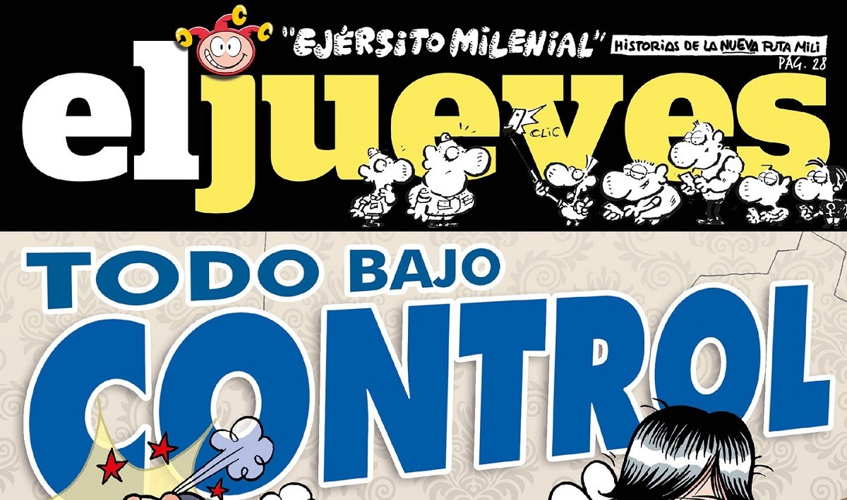 Portada de la revista «El Jueves» amb Puigdemont i Rajoy com a protagonistes.