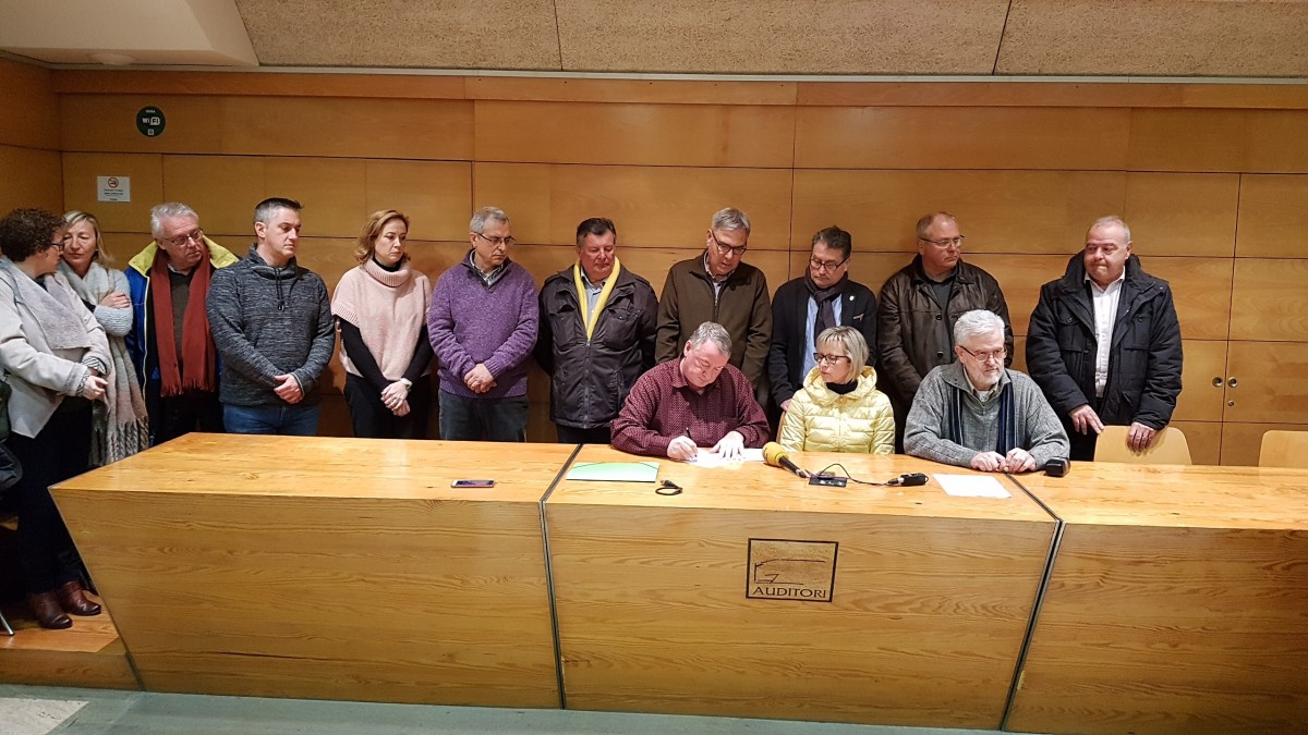 Alcaldes del pacte a l'Arboç