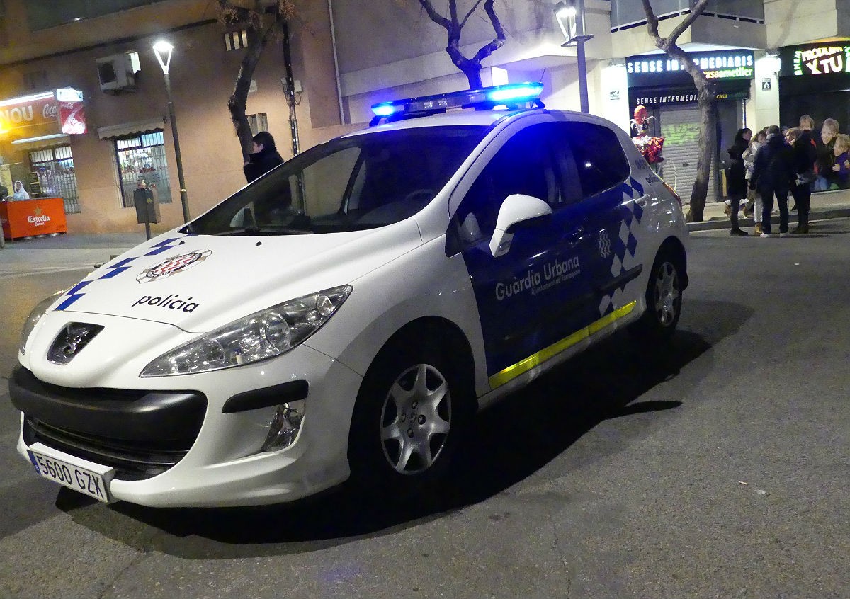 Imatge d'un vehicle policial de la Guàrdia Urbana de Tarragona.