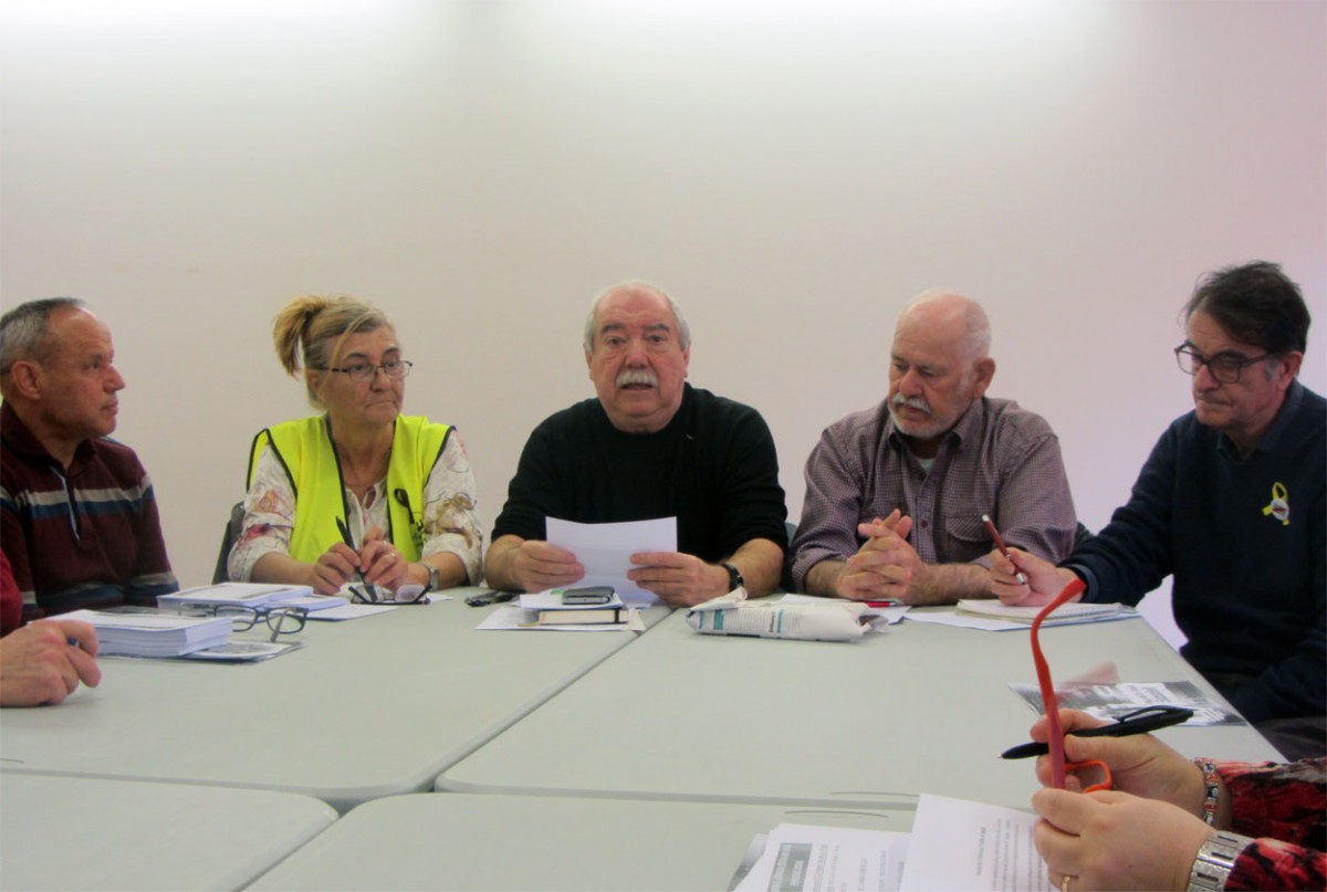 La reunió entre els diferents integrants de la Taula d'Entitats de Sabadell