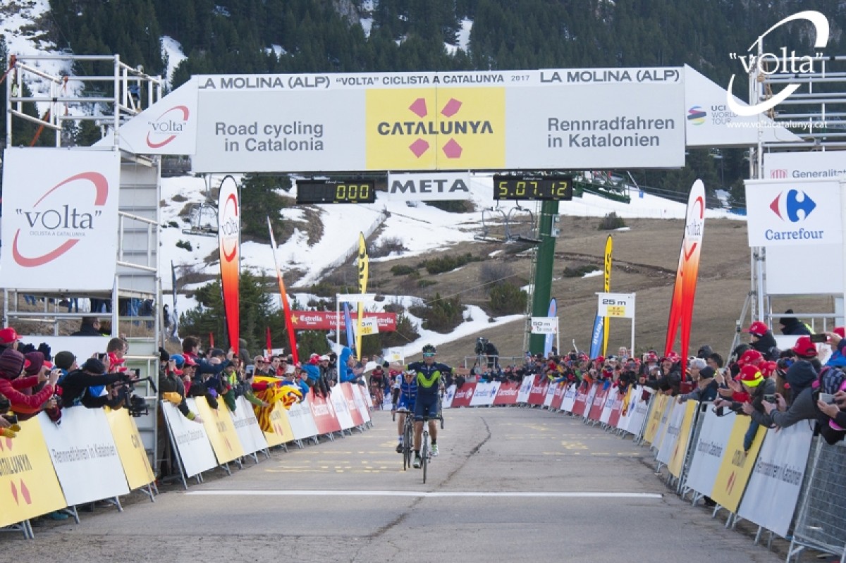 La Volta Ciclista a Catalunya 2018 arriba a la Molina 