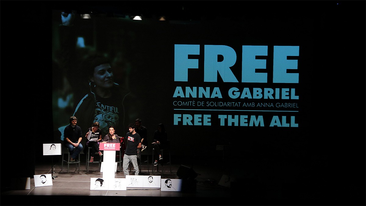 Acte polític en suport a Anna Gabriel
