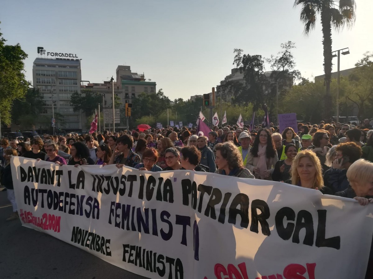 Manifestació feminista contra la sentència de la ''Manada''