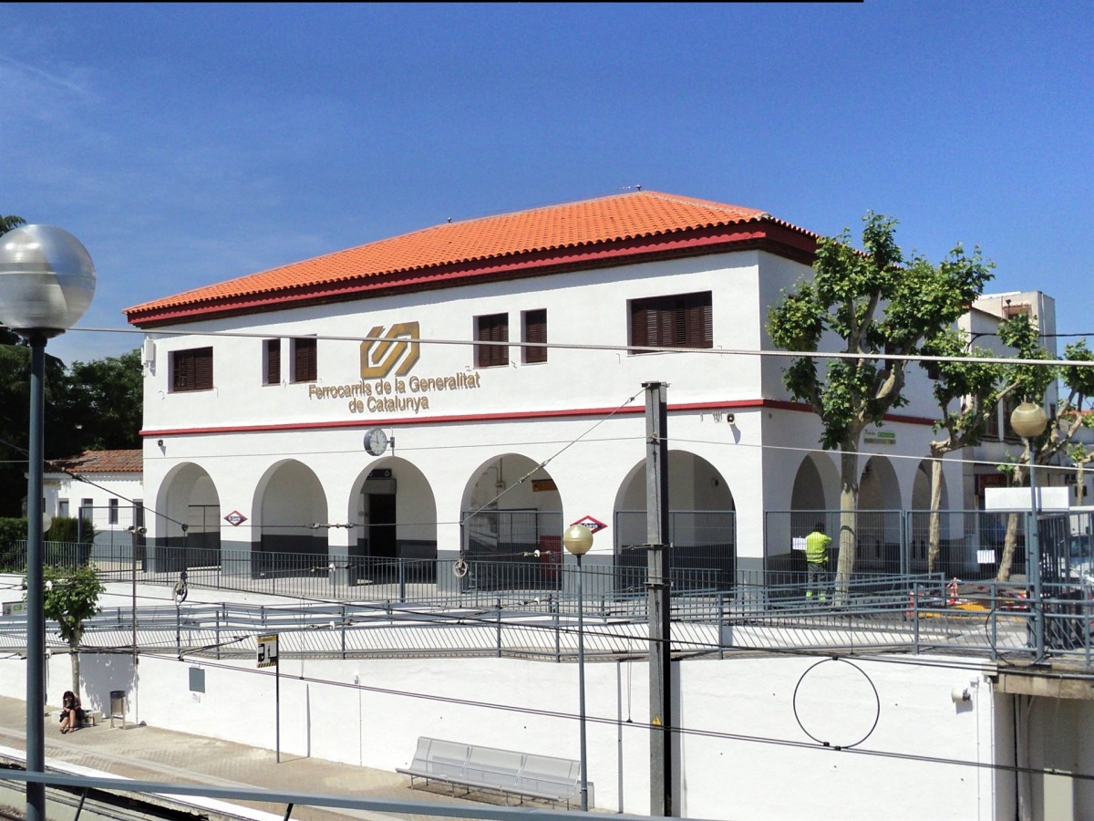 L'estació de FGC de Sant Quirze, protagonista del treball de la Diputació 