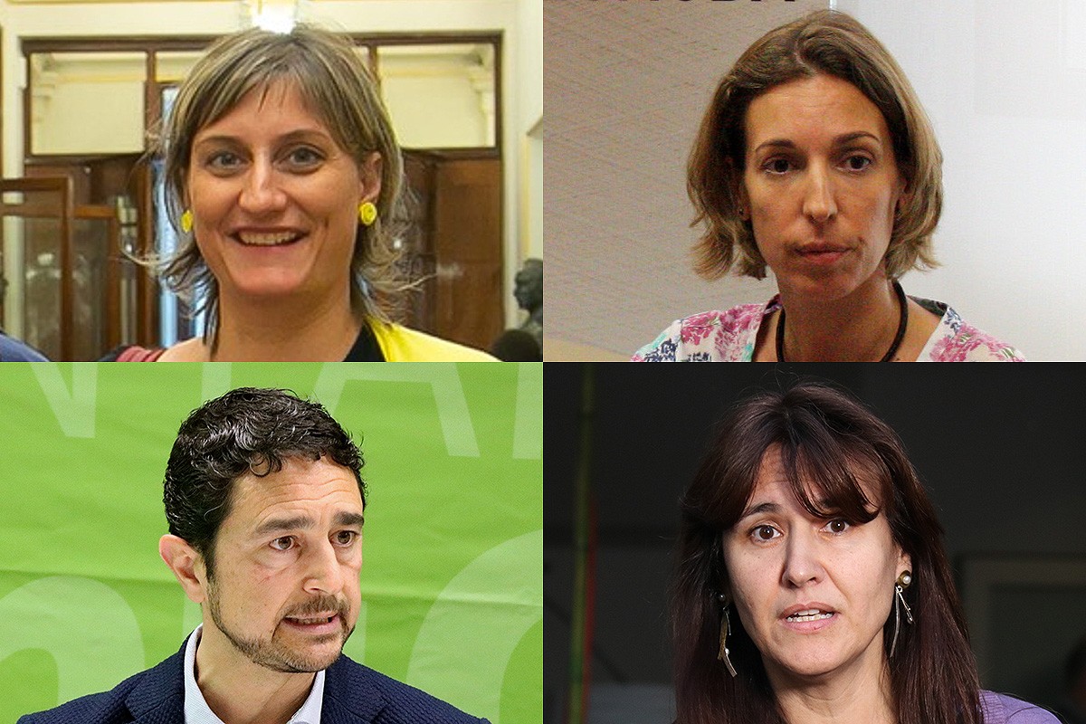 Alba Vergés, Àngels Chacón, Damià Calvet i Laura Borràs, nous consellers del Govern
