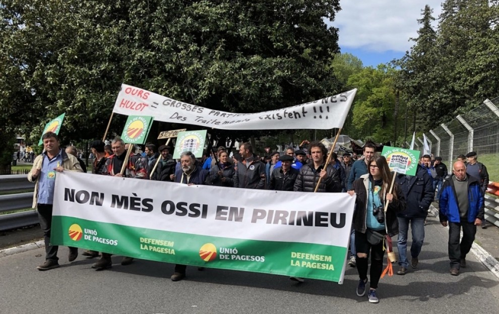 Unió de Pagesos va participar a la manifestació a França