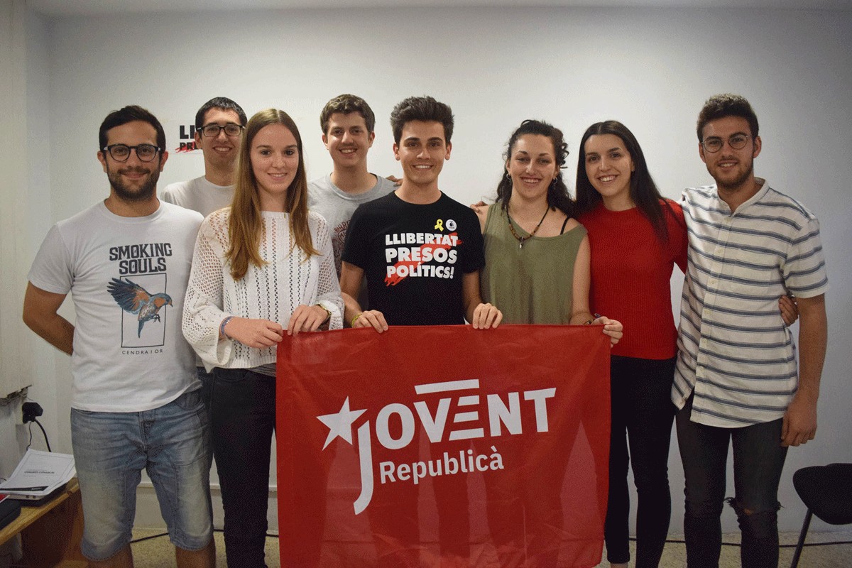La nova executiva de la Joventut Republicana d'Osona-Lluçanès 