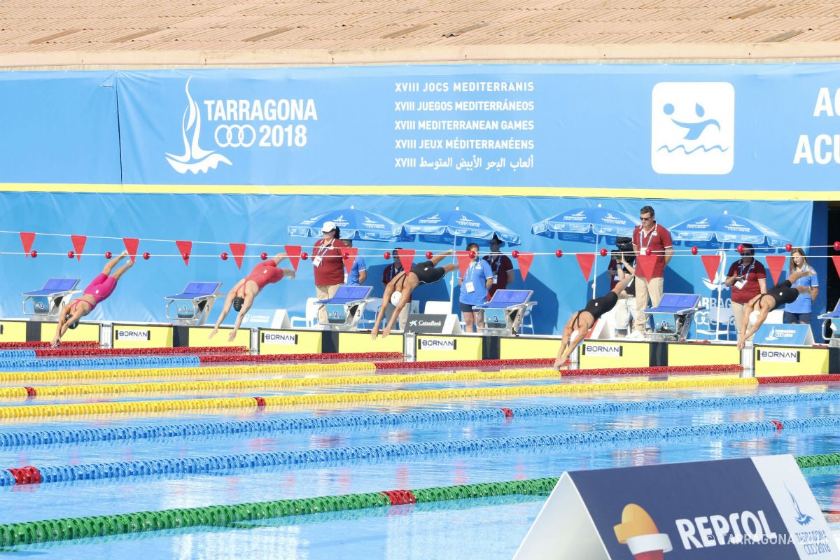 La piscina olímpica dels Jocs Mediterranis