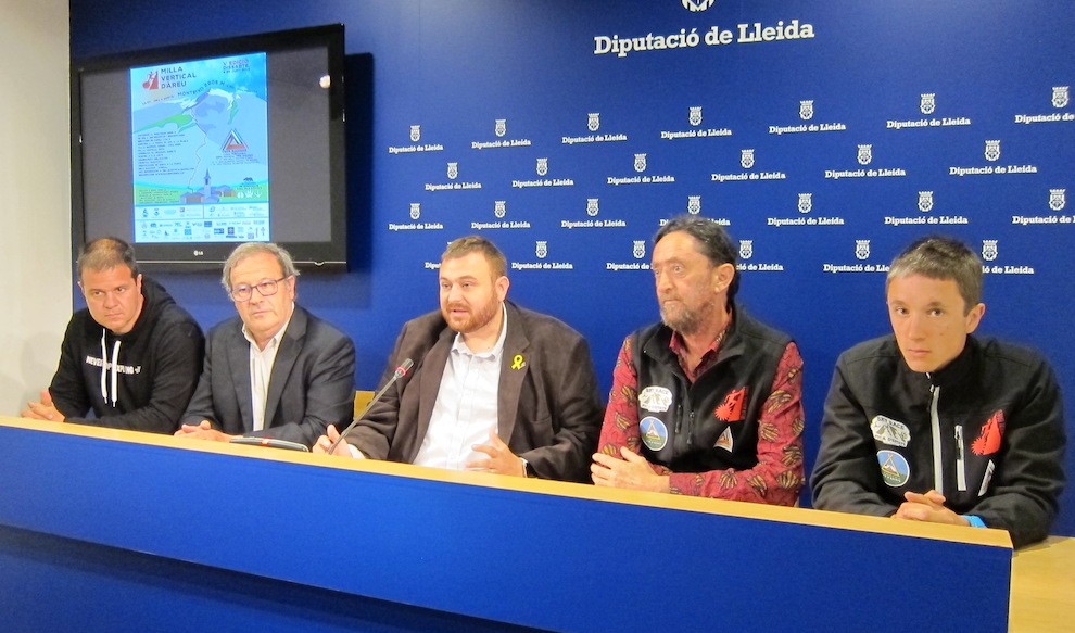 La presentació de la prova va tenir lloc a la Diputació de Lleida.