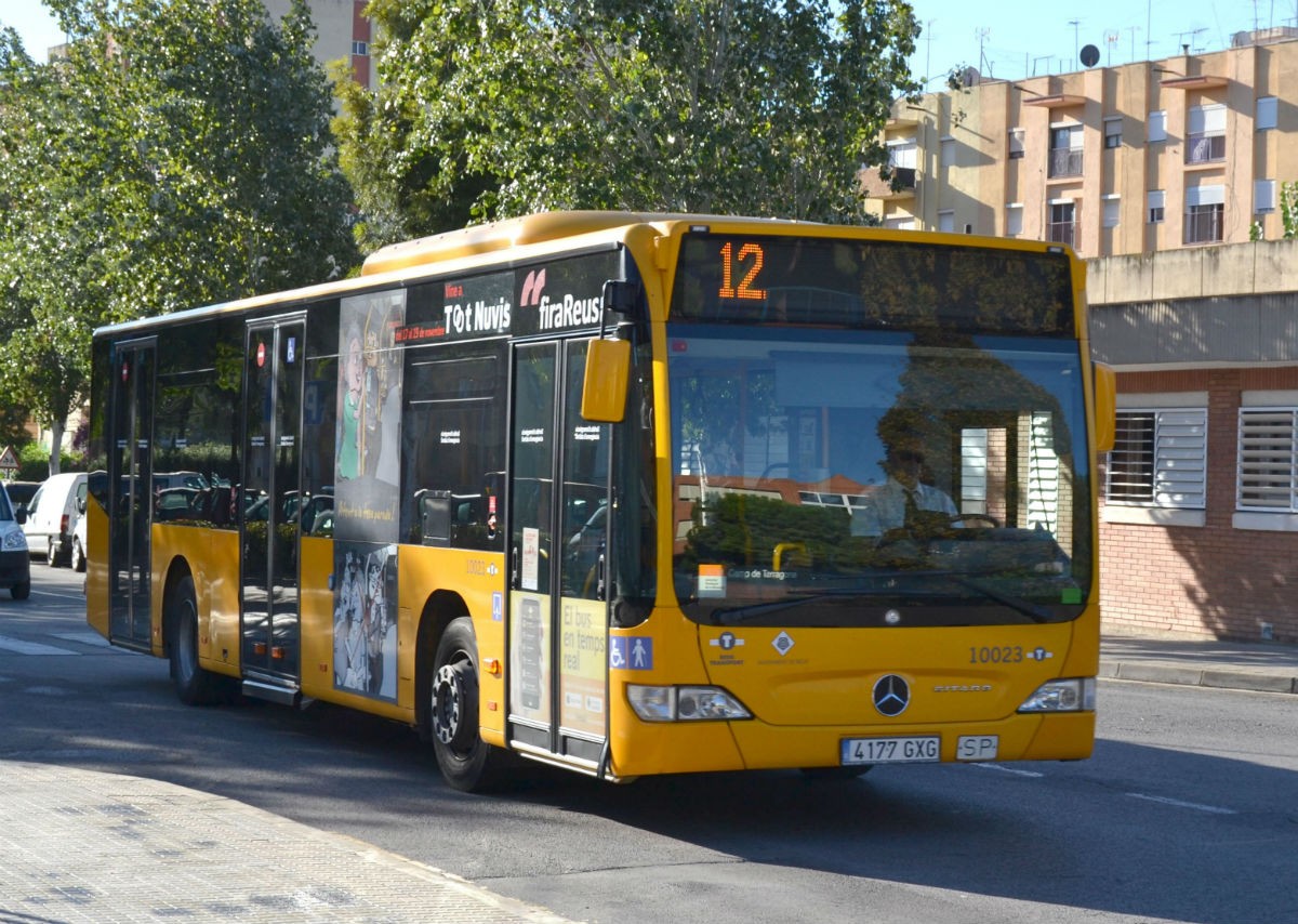 Un autobús de la companyia Reus Transport, en una imatge d'arxiu 