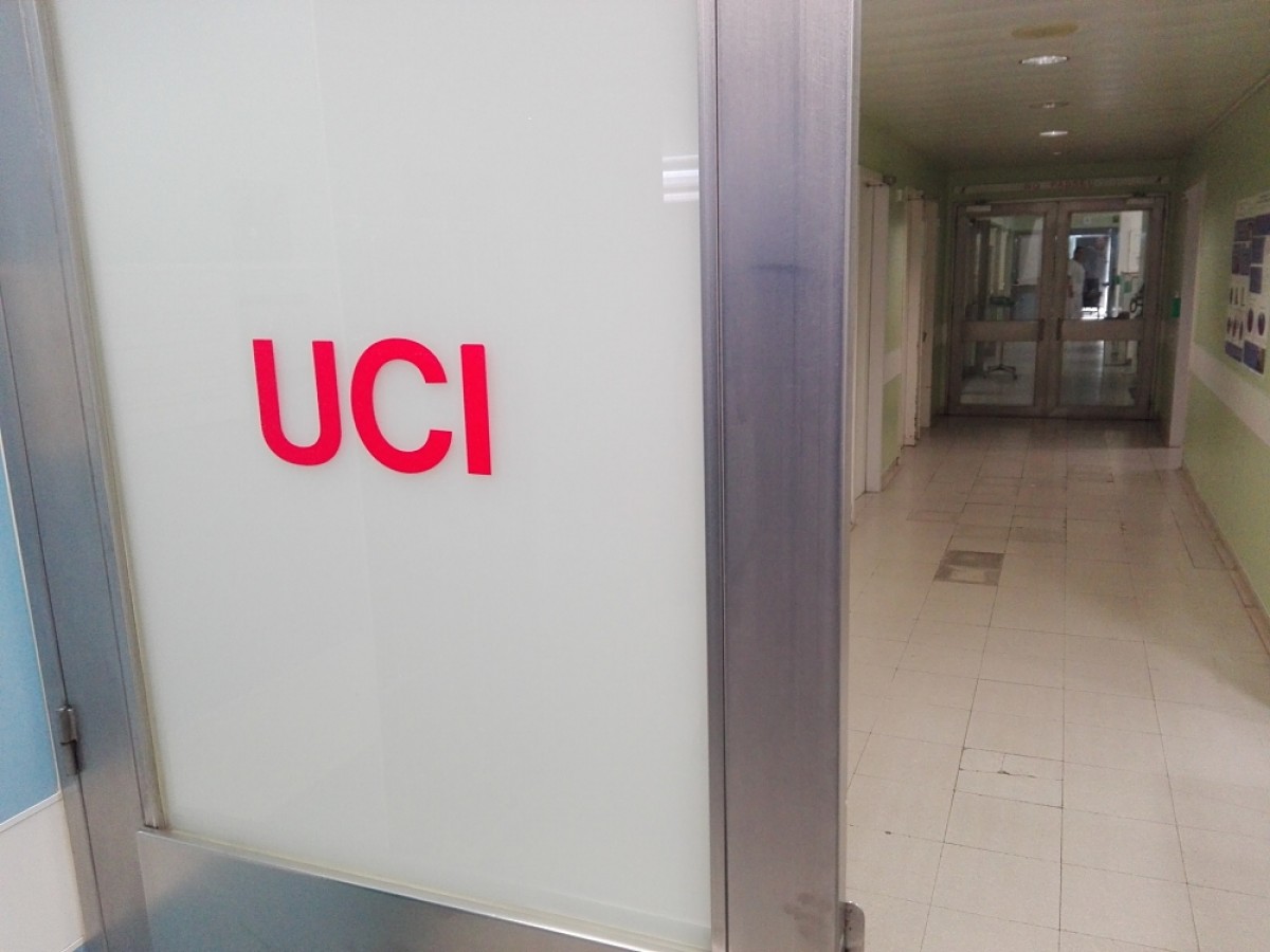 L'UCI de l'Hospital de Granollers, en una imatge d'arxiu