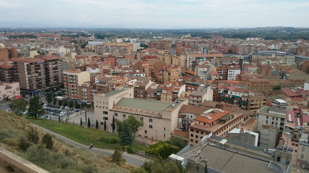 Vistes de Lleida des de la Seu Vella