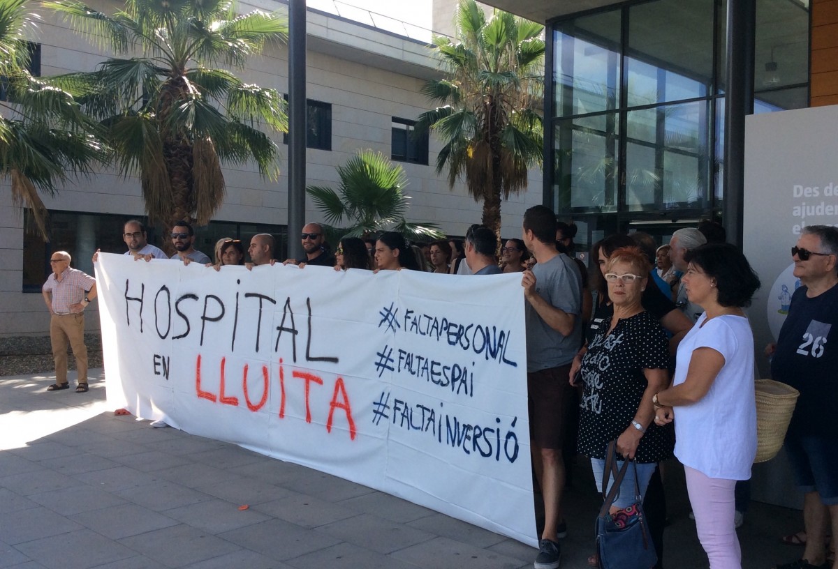 Protesta a l'hospital