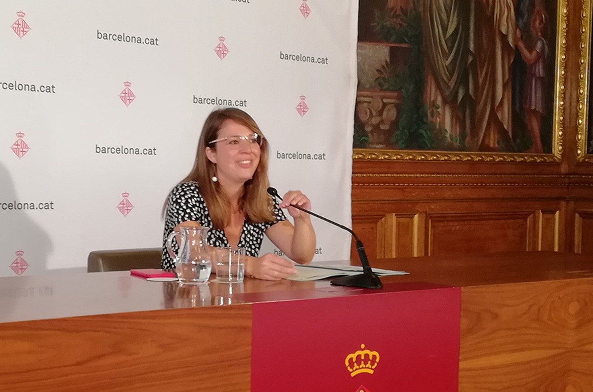 La regidora de l'Ajuntament de Barcelona, Janet Sanz.