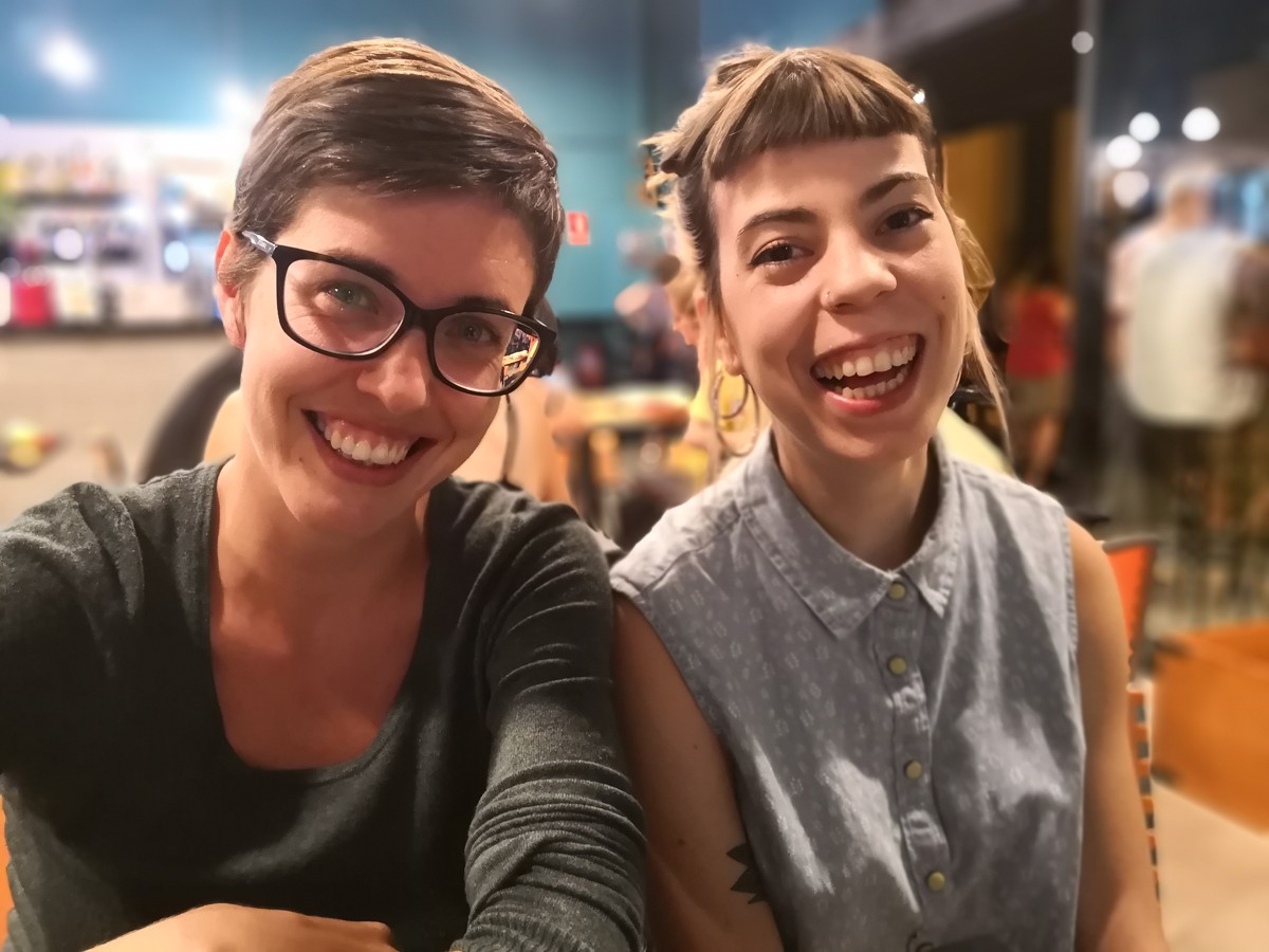 Verònica Guix Ruiz i Laia Arnau, impulsores del col·lectiu Gita de Bruixa