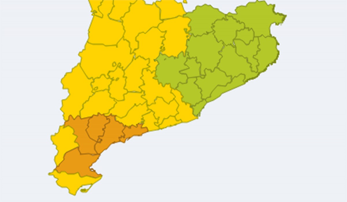 Avís del Servei Meteorològic de Catalunya