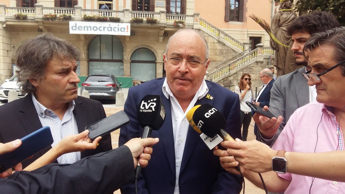 El conseller d'Ensenyament, Josep Bargalló, ha estat aquest matí a Ripoll