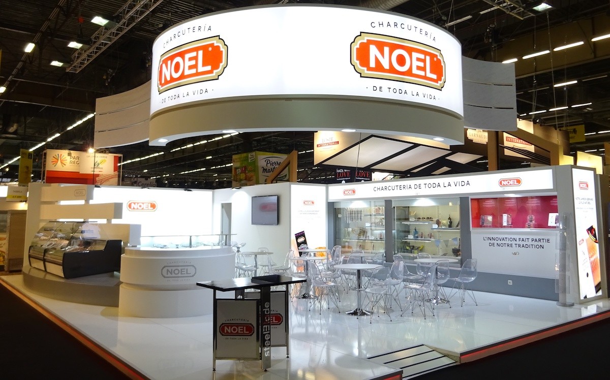 Noel és coneguda arreu del món, com ho demostra l'estand que va muntar al Saló Internacional de l'Alimetació a París el 2017.