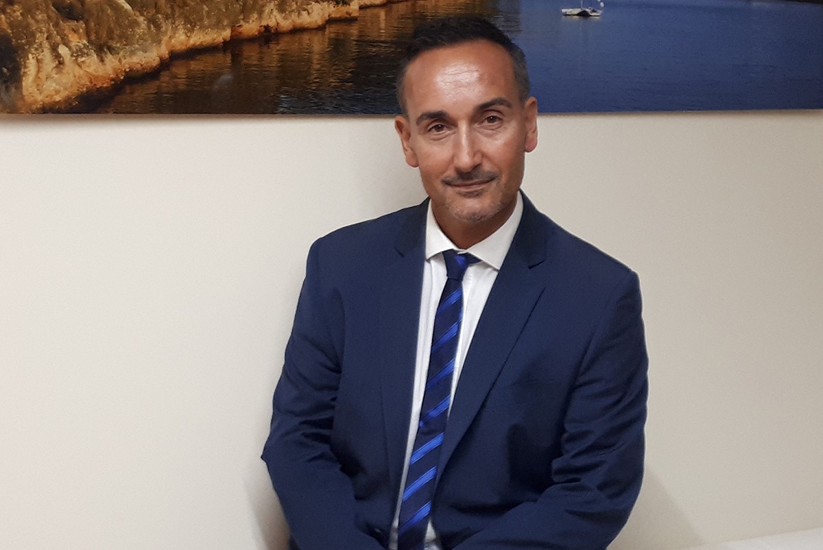 El Director General de Ports de la Generalitat, Joan Pere Gómez Comes