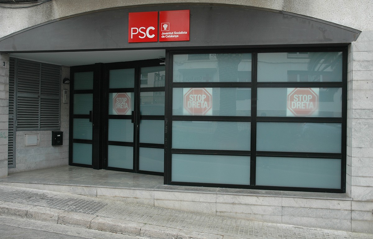 Exterior de la seu del PSC a Sitges
