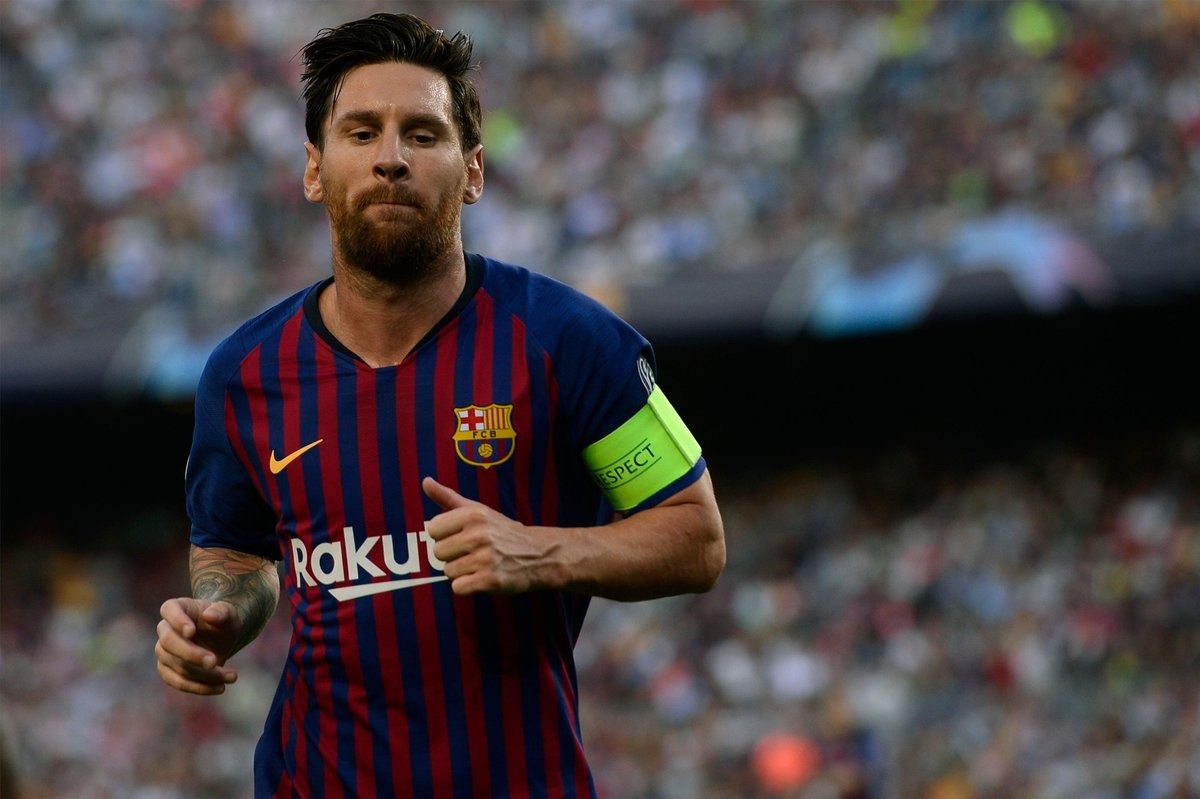 Leo Messi en un dels moments del partit