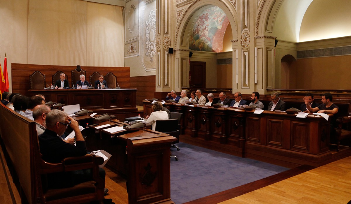 Imatge del Ple de la Diputació de Tarragona. 