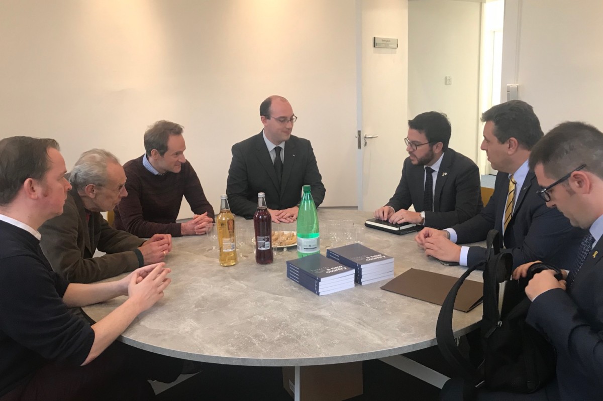 El vicepresident Pere Aragonès reunit amb el think thank Common Weals