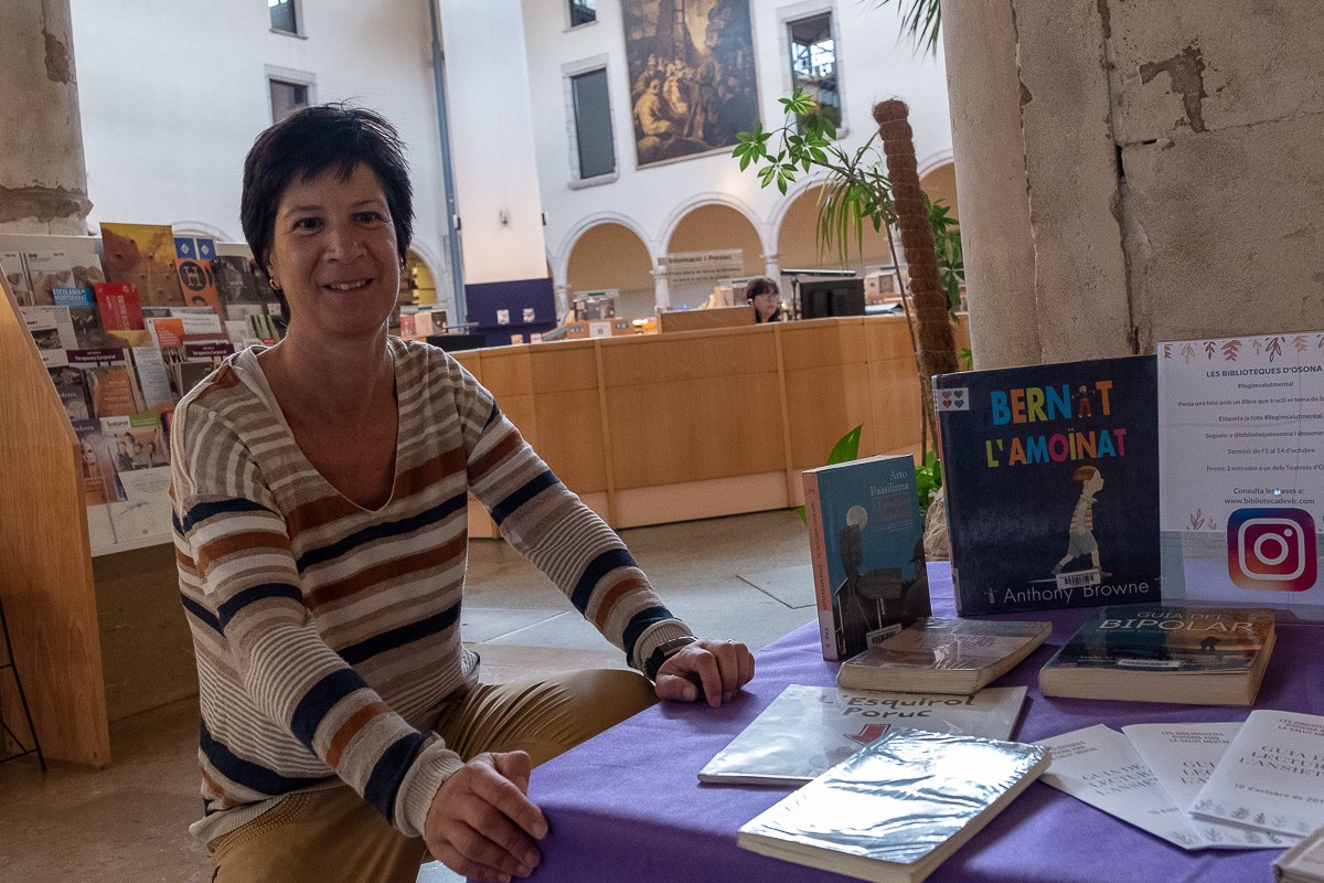 Esther Farrés és la directora de la biblioteca Triadú i coordinadora del projecte conjunt amb Osonament.