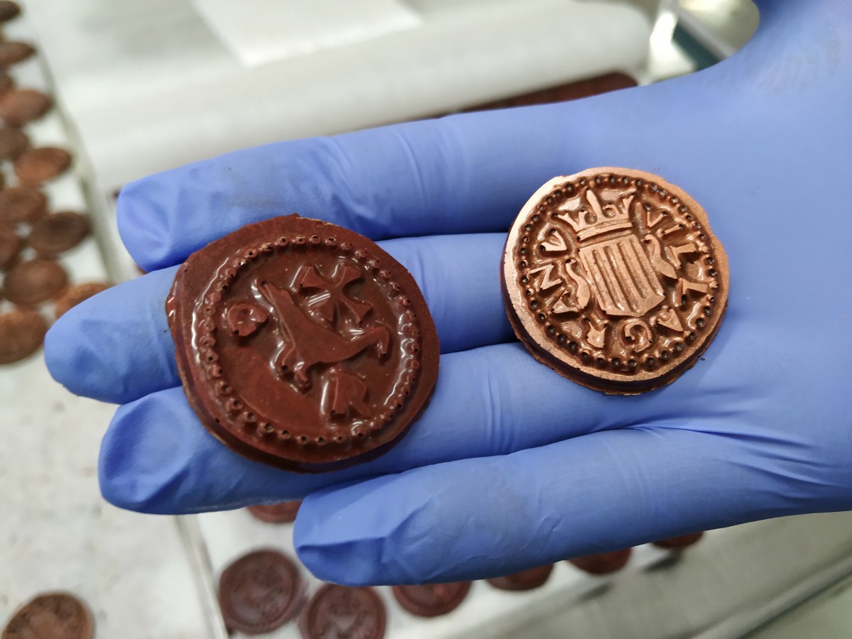 Els menuts, les monedes de xocolata de Granollers.