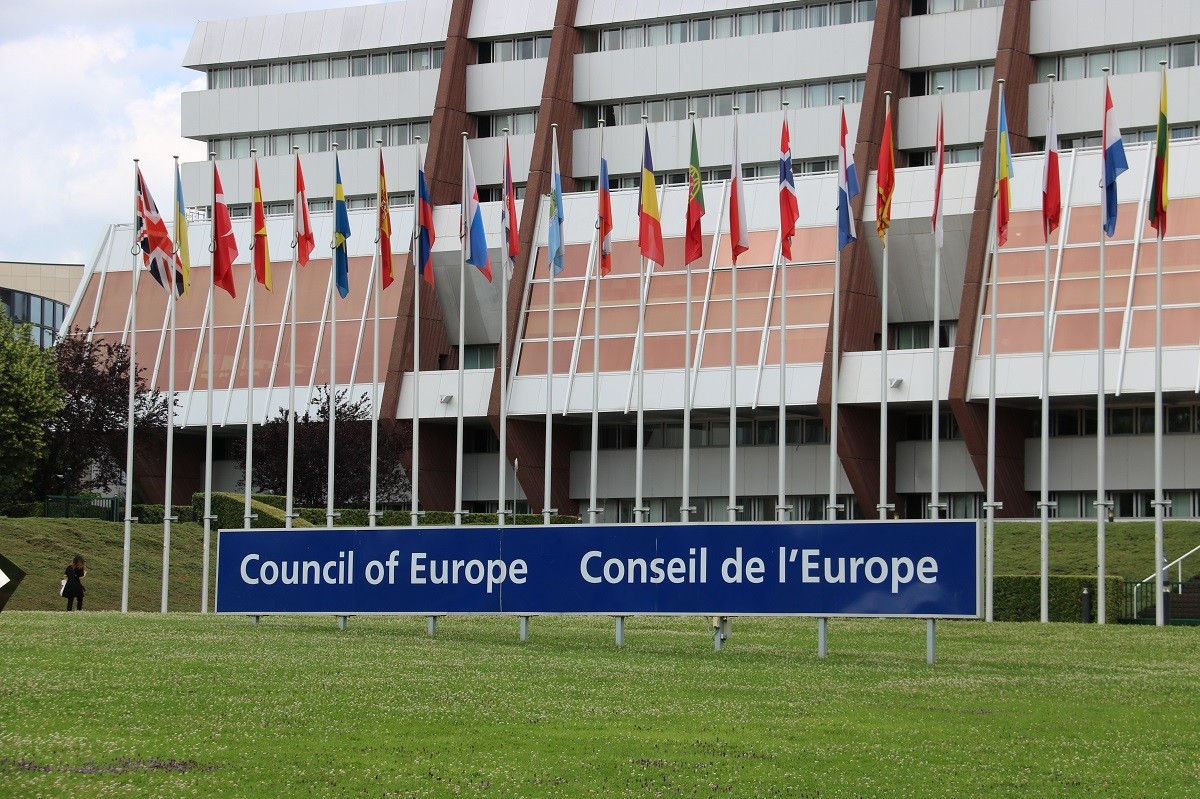 L'exterior del Consell d'Europa, en una imatge d'arxiu