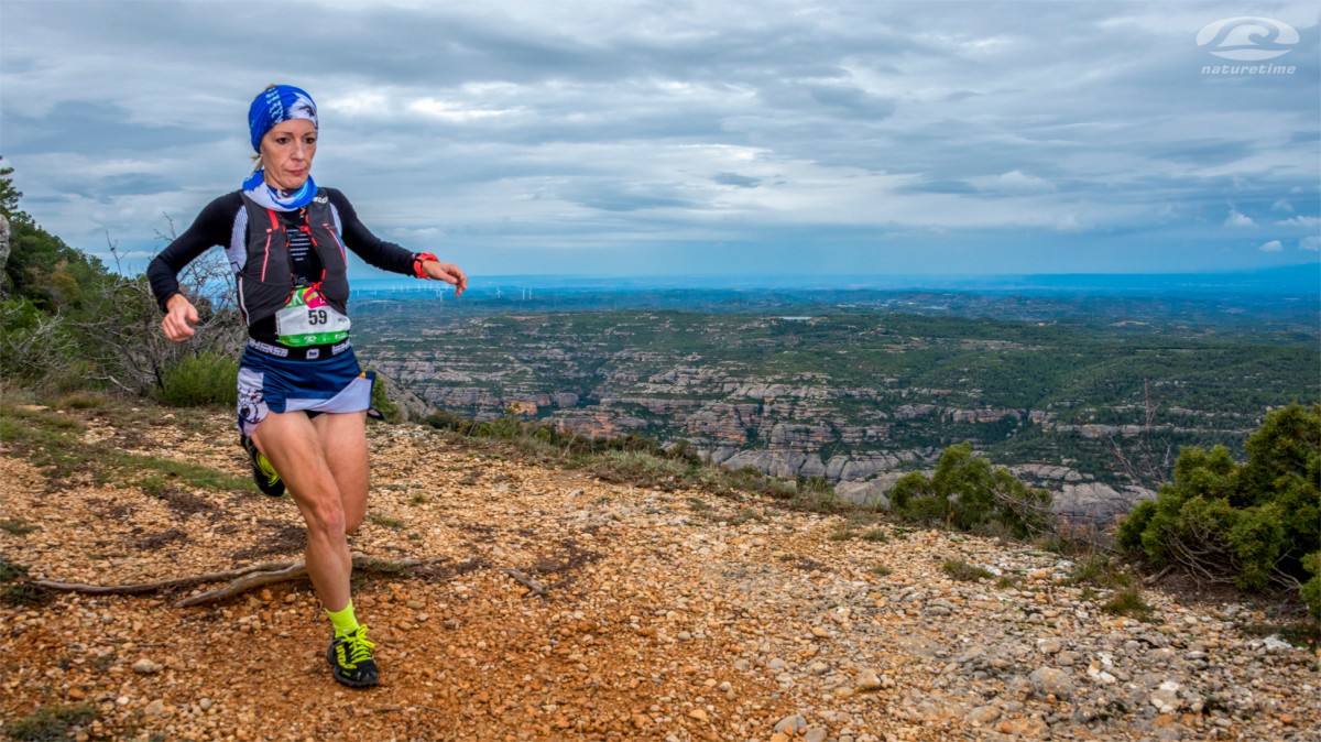 Eva Maria Gallego, guanyadora del Trail Les Ermites 2018