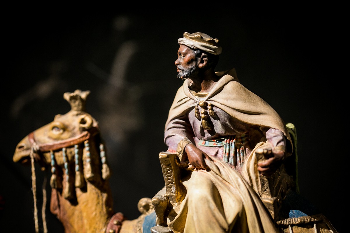 Una de les figures del pessebre tradicional que es podrà veure al Museu dels Sants d'Olot durant la Mostra d'enguany.