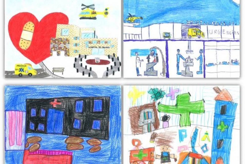 Dibuixos guanyadors del concurs del 25è aniversari de l'Hospital Comarcal de Tremp