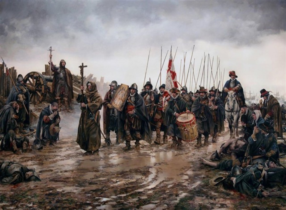 El milagro de Empel, quadre que reflecteix els terços espanyols de Flandes