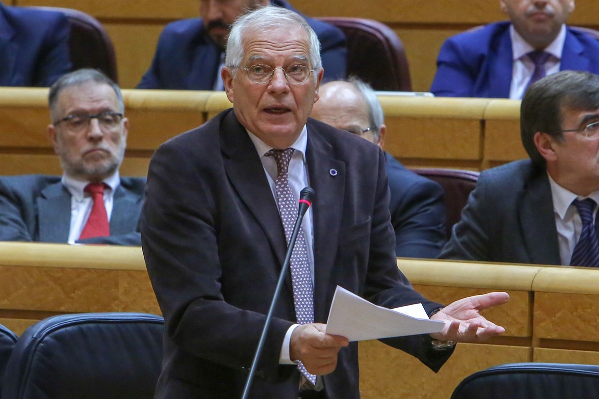 El ministre d'Exteriors, Josep Borrell, al Congrés dels Diputats