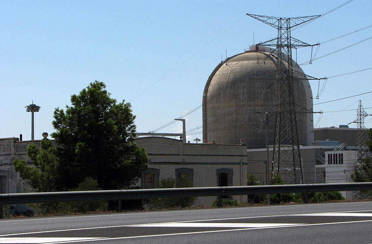 Imatge d'arxiu de la central nuclear de Vandellòs II.