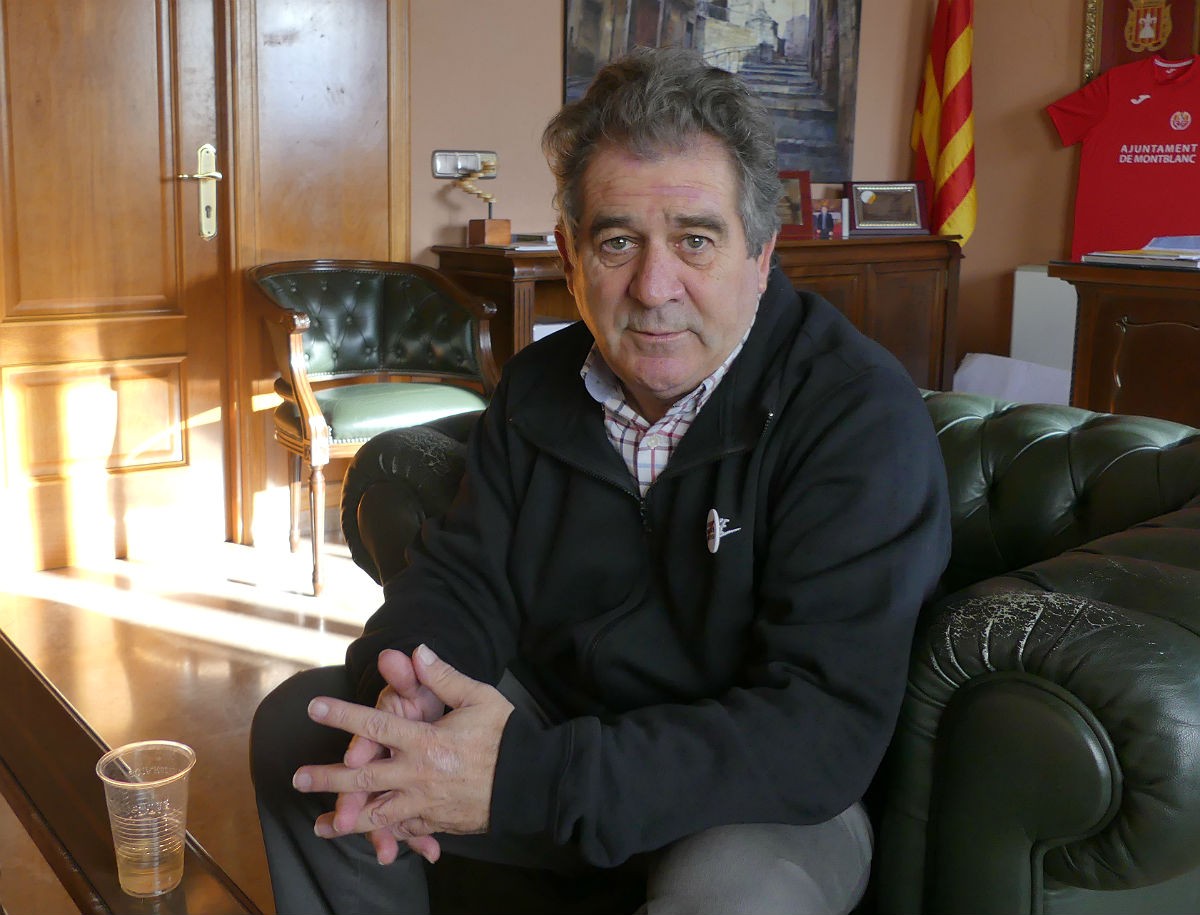 Josep Andreu, alcalde de Montblanc.