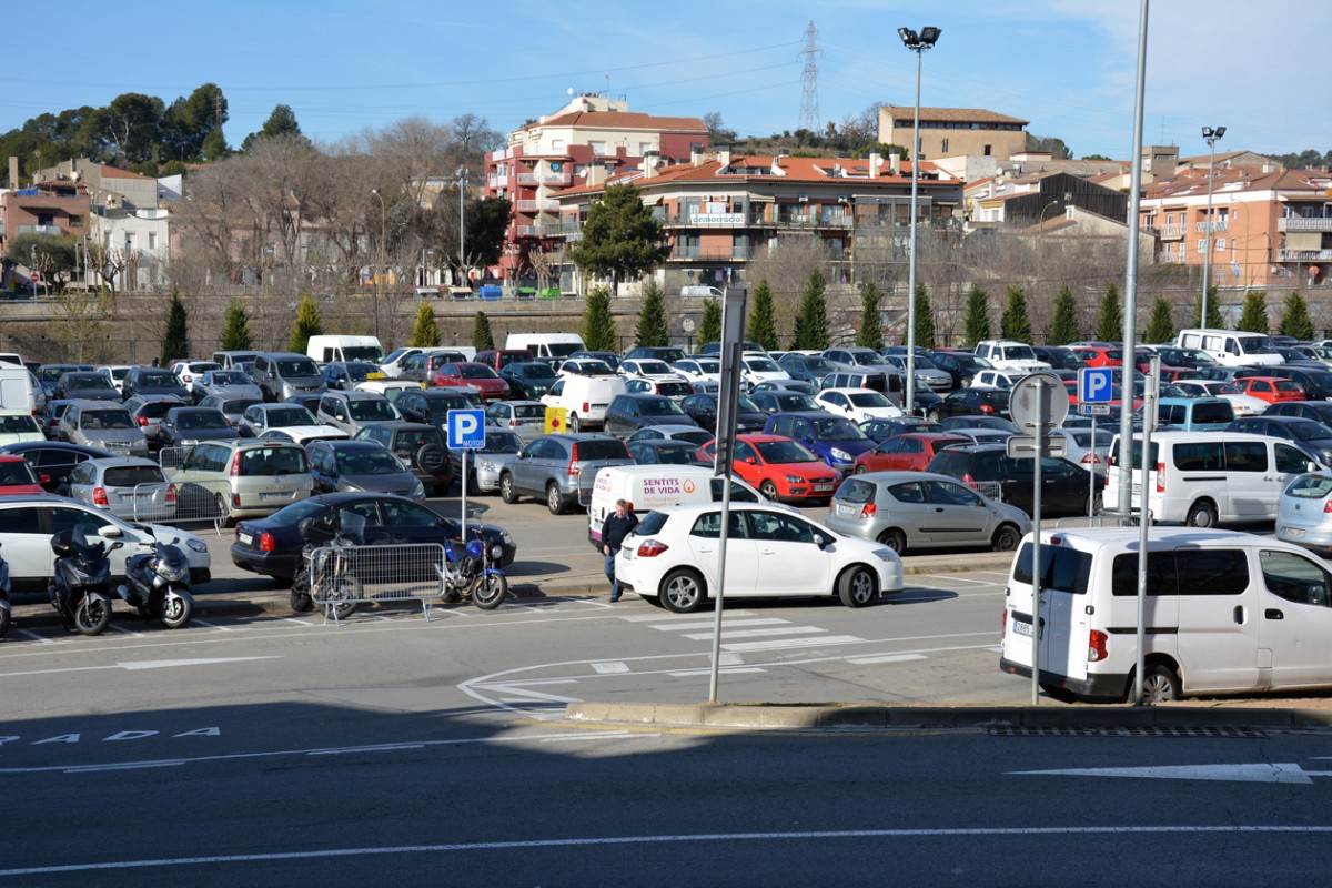 L'aparcament de l'Escardívol es restringeix uns dies