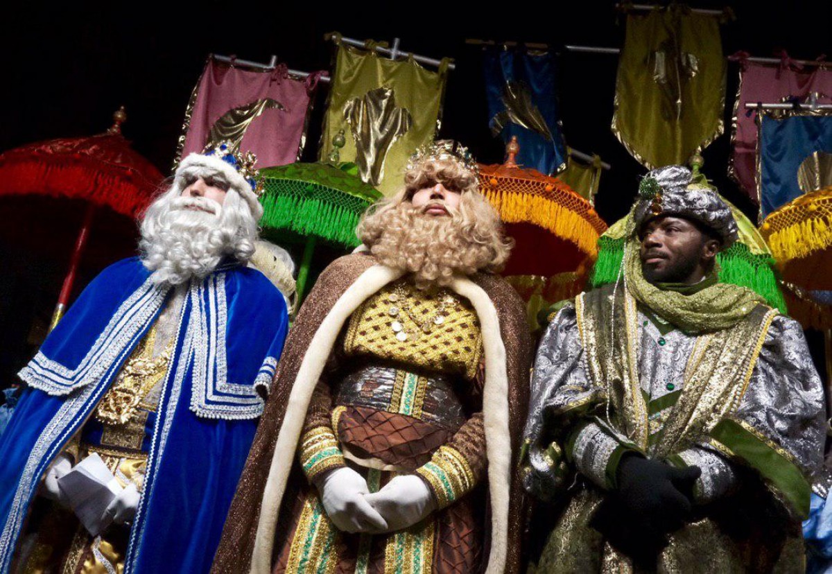 Els tres Reis d'Orient a Roda de Ter, en una imatge d'arxiu