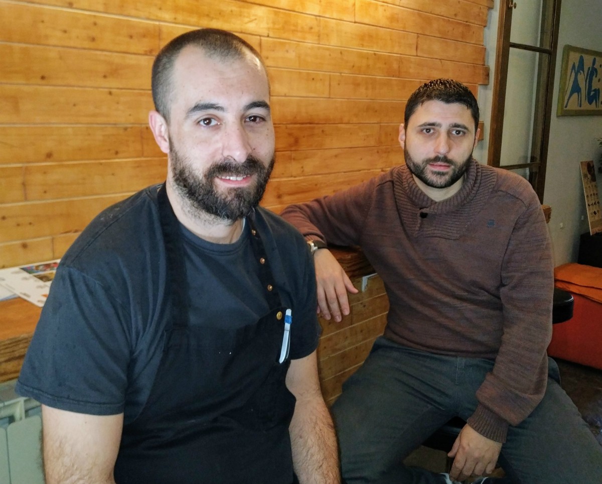 Pau Gener i Aleix Garcia, copropietaris del restaurant Vinòmic.