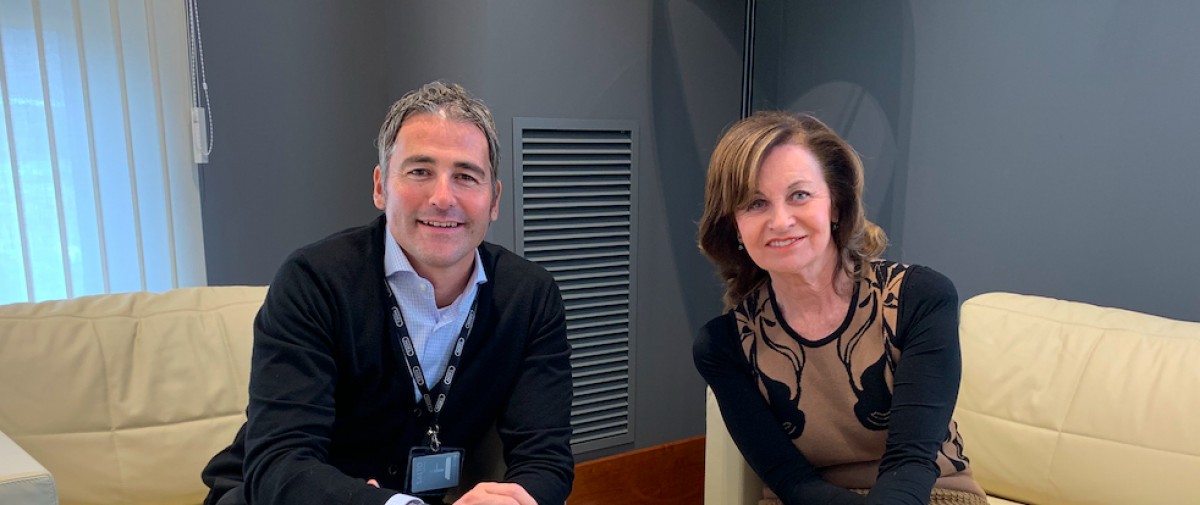 Ferran Salvatella, director comercial de Casa Bona i Anna Bosch, directora general de Noel Alimentaria.