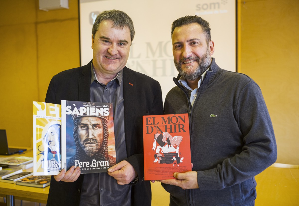 Jordi Creus i Toni Soler acorden crear una editorial especialitzada en història
