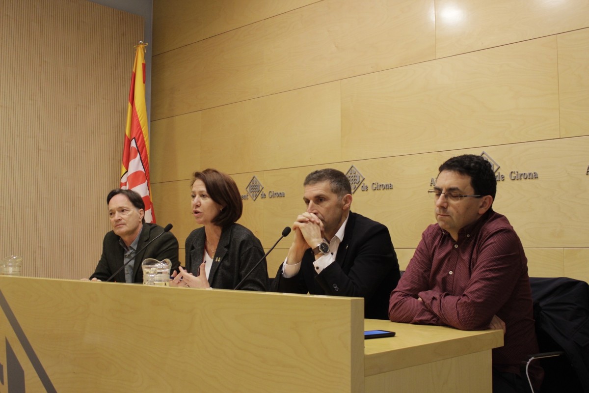 La batllessa de Girona, Marta Madrenas, va presentar la iniciativa.