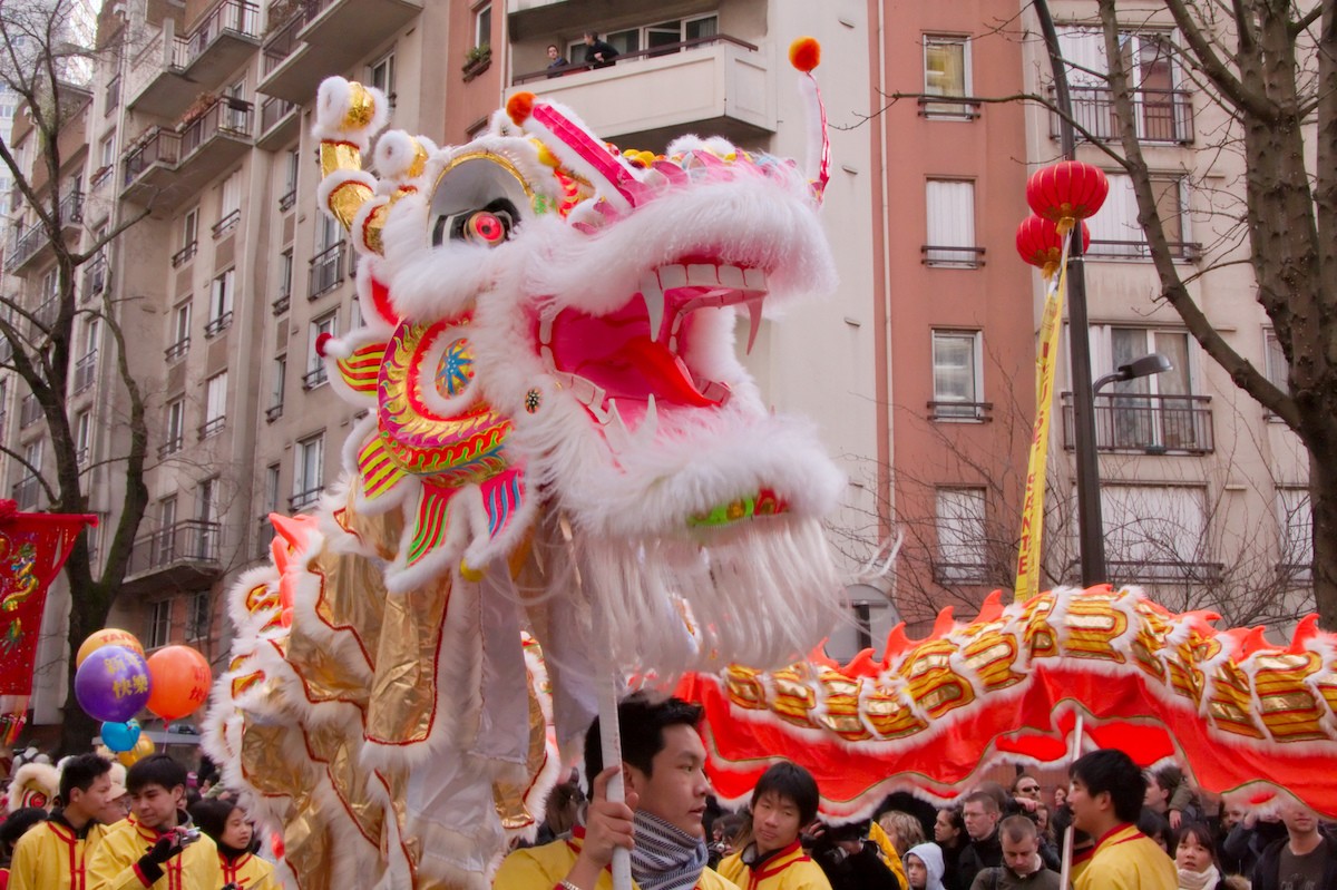 Un dels dracs tradicionals de celebració de l'Any Nou xinès.