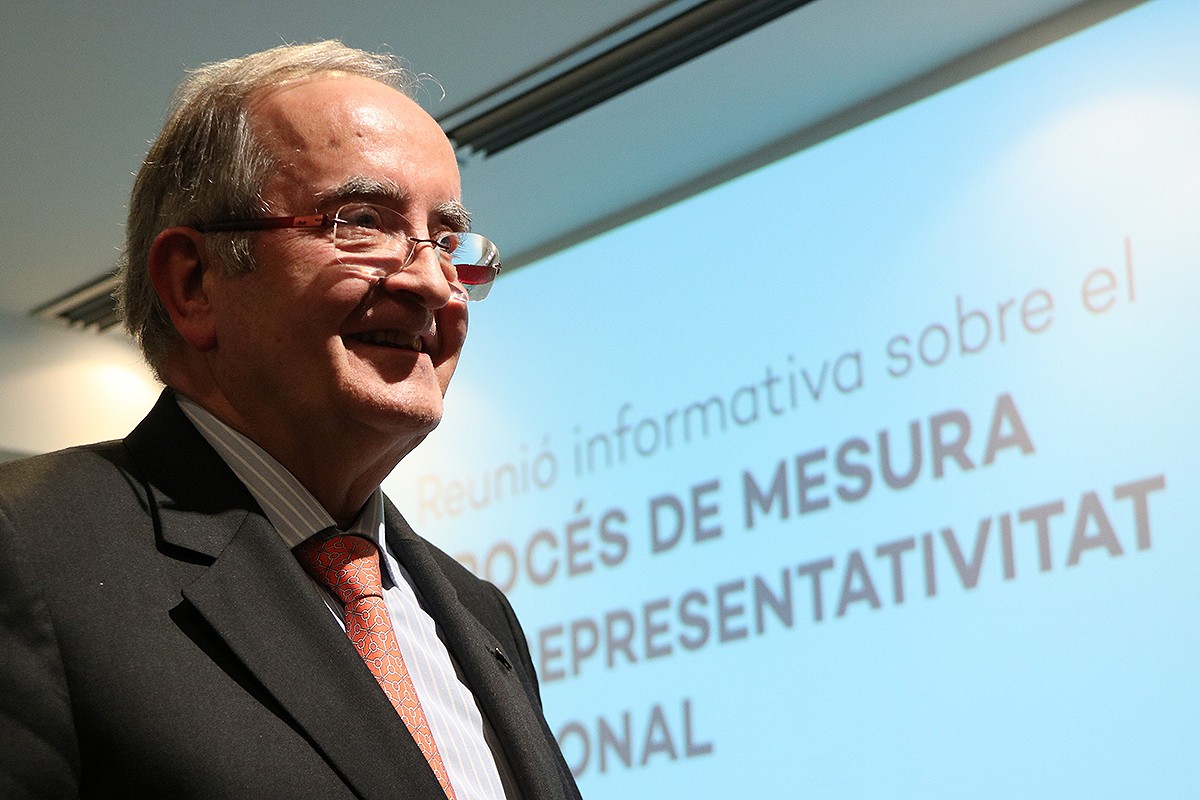 El president de Pimec, Josep González, en imatge d'arxiu