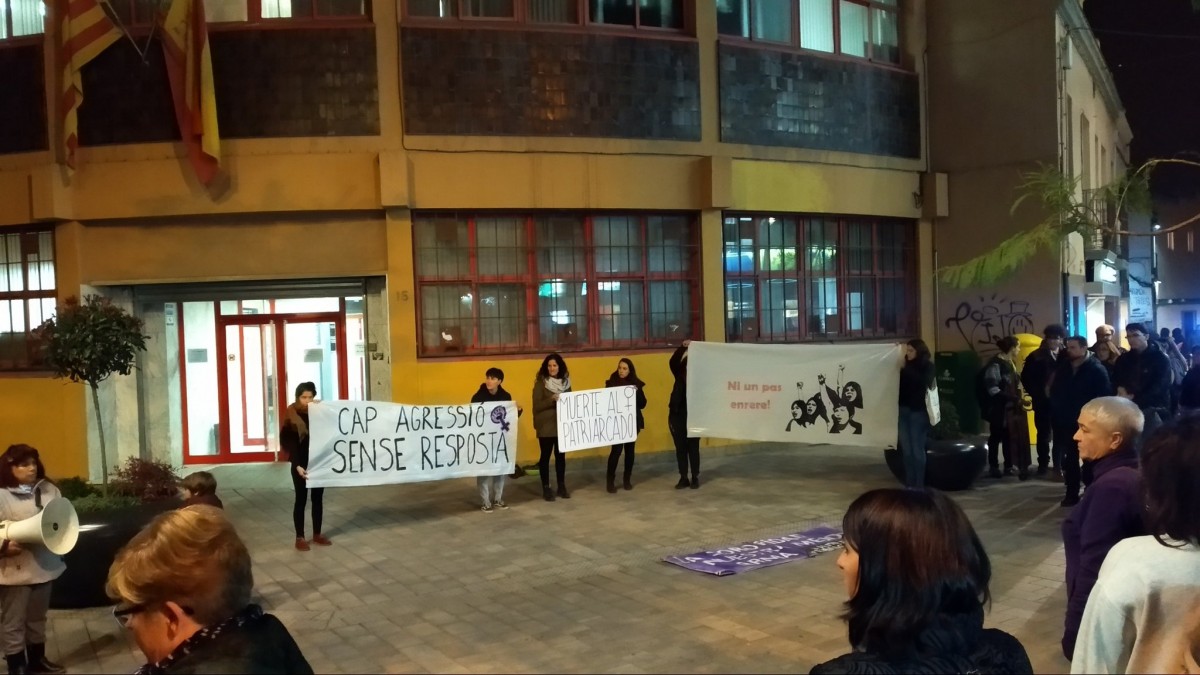 Una manifestació de protesta contra la sentència de La Manada